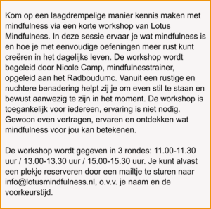 Nicole Camp Mindfulness